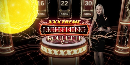 Offer Image for XXXtreme Lightning Roulette: Η πιο extreme εμπειρία ρουλέτας