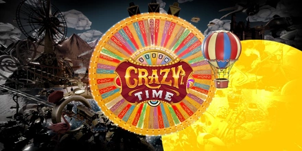Offer Image for Crazy Time: Όταν η τρέλα πάει… Live Casino!