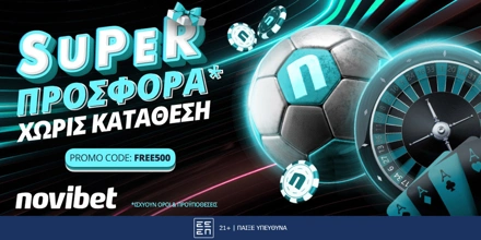 Offer Image for Novibet FREE500